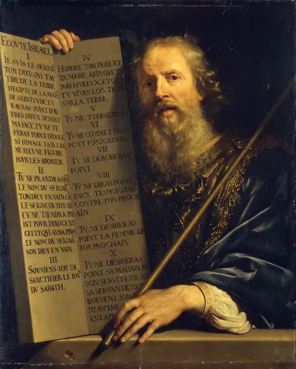 Israel - Moisés com as Tábuas da Lei por Philippe de Champaigne